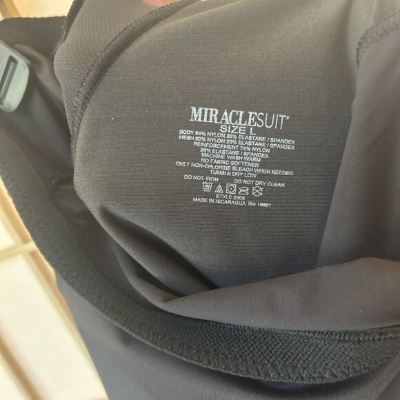 Miraclesuit High Waist Thigh Slim Shaper Size L women's - black - Picture 10 of 12